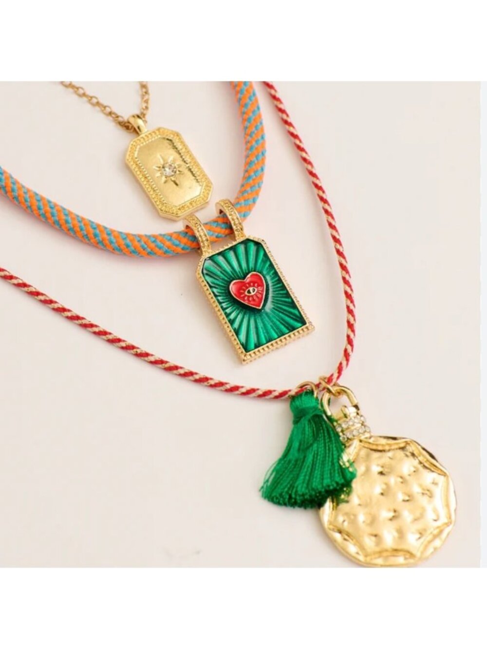 New! The Lola Charm Necklace Stack Set (3024) NWOT